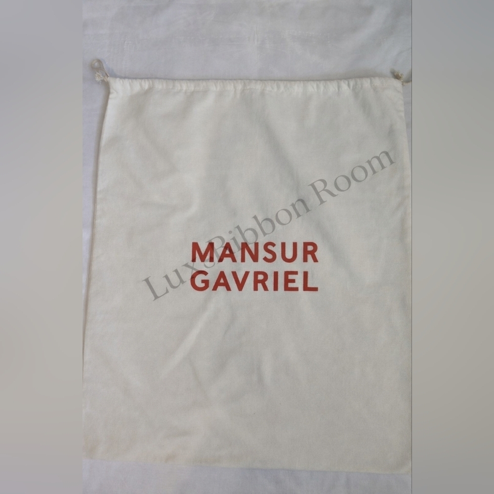 MANSUR GAVRIEL Authentic Cotton Dust Bag Italy Made Drawstring Storage